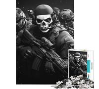 Puzzle da 1000 pezzi per ragazzi "The Ghost Unit" sfida di intelligenza e creatività gioco avvincente e rilassante per tutta la famiglia opera d'arte regalo (dimensioni 38x26cm)