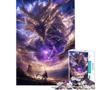 Puzzle da 1000 pezzi per ragazzi timelapse drago attività divertenti da fare a casa assemblaggio di modelli gioco educativo per ragazzi dai 14 anni in su gioco di puzzle offerto (50x75cm)