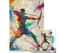 Puzzle da 1000 pezzi per ragazzi, tiratore scelto, decorazione da parete, allena la mente e le mani, ottimo regalo per gli appassionati di videogiochi, 38x26cm