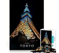 Puzzle da 1000 pezzi per ragazzi, Torre di Tokyo, decorazione per incastri precisi, gioco per esercizi mentali, gioco per il relax, regalo di Natale divertente (50x75cm)