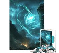Puzzle da 1000 pezzi per ragazzi Torre Mistica e Vortice Sfida da completare corsa a tempo gioco rilassante per ragazzi dai 14 anni in su (38x26cm)