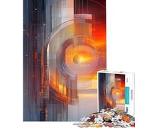 Puzzle da 1000 pezzi per ragazzi tramonto oltre le stelle gioco rilassante ed educativo sfida regalo di compleanno analisi e logica (dimensioni 50x75cm)