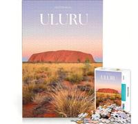 Puzzle da 1000 pezzi per ragazzi tramonto su Uluru giochi rilassanti attività divertenti da fare a casa ottimo regalo per gli appassionati di videogiochi 38x26cm