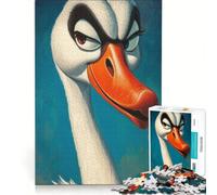 Puzzle da 1000 pezzi per ragazzi: un cigno Gioco pratico, divertente e spiritoso, ideale come regalo per amici e familiari 38x26cm