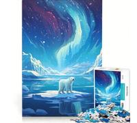 Puzzle da 1000 pezzi per ragazzi: Un fantastico Polo Nord, giochi educativi, analisi e logica, regalo di compleanno, regali 38x26cm