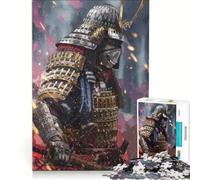 Puzzle da 1000 pezzi per ragazzi: Un guerriero samurai, giochi educativi, corsa a tempo, collezione d'artista, belle arti 38x52cm