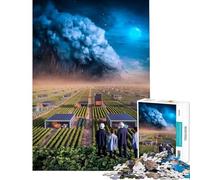 Puzzle da 1000 pezzi per ragazzi "Un mondo in declino" gioco educativo giocattolo didattico opera d'arte regalo taglio di precisione (dimensioni 50x75cm)