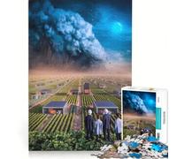 Puzzle da 1000 pezzi per ragazzi Un mondo in declino, gioco interattivo, sfida impegnativa, compleanno 38x52cm