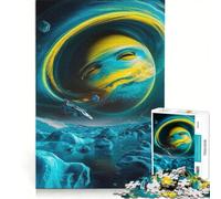 Puzzle da 1000 pezzi per ragazzi "Un mondo strano", gioco rompicapo, decorazione perfetta, ogni pezzo è unico 50x75cm