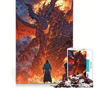Puzzle da 1000 pezzi per ragazzi: Una battaglia contro l'oscurità, gioco impossibile, attività divertenti da fare in casa, compleanno e Natale 50x75cm
