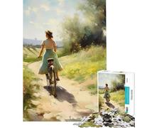 Puzzle da 1000 pezzi per ragazzi "Una gita in campagna" gioco interattivo educativo sfida e regalo per donne e uomini decorazione per la casa (dimensioni 38x52cm)