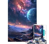 Puzzle da 1000 pezzi per ragazzi: un'incredibile sfida educativa a tema spazio ideale per rilassarsi e passare il tempo durante le vacanze per maggiori di 14 anni Dimensioni: 38x52cm