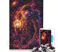 Puzzle da 1000 pezzi per ragazzi: Universo Cosmico Astronauta, Gioco Divertente, Allena la Mente e la Manica, Migliora l'Amore tra le Coppie 38x52cm