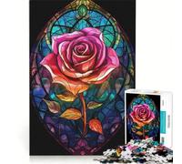 Puzzle da 1000 pezzi per ragazzi, "Un'ode alle rose rosse", giochi educativi, analisi e logica, regalo di compleanno, regalo 38x26cm