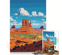 Puzzle da 1000 pezzi per ragazzi, Utah, Pixel Art, Sharp Cut Art, Gioco Cognitivo, Regalo per un Gioco Rilassante, Decorazione Natalizia, Regalo (50x75cm)