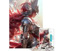 Puzzle da 1000 pezzi per ragazzi Valchiria Angelo Guerriero Sfida educativa Analisi e Logica Giocattolo decorativo da parete per ragazzi dai 14 anni in su (38x26cm)
