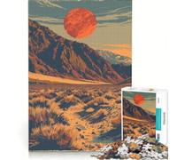 Puzzle da 1000 pezzi per ragazzi, Valle della Morte, gioco rompicapo, taglio di precisione, compleanno e Natale 38x26cm