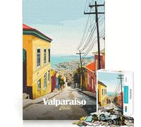 Puzzle da 1000 pezzi per ragazzi Valparaíso, Cile Street View Sharp Cut Art Gioco cognitivo Regalo Gioco rilassante Decorazione natalizia Regalo (50x75cm)