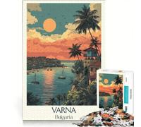 Puzzle da 1000 pezzi per ragazzi, Varna, capitale del mare, giochi rilassanti, attività divertenti da fare a casa, ottimo regalo per gli appassionati di videogiochi 50x75cm
