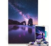 Puzzle da 1000 pezzi per ragazzi Via Lattea sopra la porta di Durdle gioco impossibile difficile e stimolante compleanno e Natale 50x75cm