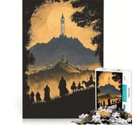 Puzzle da 1000 pezzi per ragazzi, Viaggio fantastico alla torre, gioco educativo, difficile, regalo di compleanno, regalo di viaggio 38x26cm
