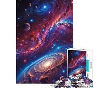 Puzzle da 1000 pezzi per ragazzi Viaggio nel cosmo giochi rilassanti giocattoli che creano dipendenza per coltivare la pazienza opera d'arte regalo decorazione da parete (dimensioni 50x75cm)