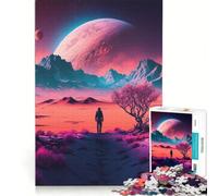 Puzzle da 1000 pezzi per ragazzi Viaggio oltre le stelle Gioco impossibile Interazione genitore-figlio Regalo di Natale e compleanno 38x52cm