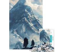 Puzzle da 1000 pezzi per ragazzi Viaggio verso la vetta sfida impegnativa da completare giocattolo fai-da-te per ragazzi dai 14 anni in su 50x75cm
