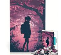 Puzzle da 1000 pezzi per ragazzi, Viandante della foresta, Giocattolo educativo, Regalo di compleanno, speciale 38x26cm