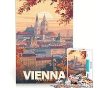 Puzzle da 1000 pezzi per ragazzi Vienna stile minimalista ideale per rilassarsi divertirsi a casa e come regalo 50x75cm