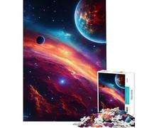 Puzzle da 1000 pezzi per ragazzi viola spazio profondo difficile e stimolante un'opera d'arte gioco divertente adatto a persone dai 14 anni in su (50x75cm)