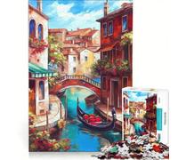 Puzzle da 1000 pezzi per ragazzi Visita Venezia Gioco divertente e stimolante da completare Ideale come regalo per tutta la famiglia 50x75cm