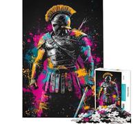 Puzzle da 1000 pezzi per ragazzi vivaci giochi di guerrieri giocattoli divertenti e coinvolgenti per coltivare la pazienza regalo di compleanno adatto alle coppie (dimensioni 38x52cm)