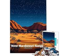 Puzzle da 1000 pezzi per ragazzi West MacDonnell Ranges Australia ideale per compleanni e Natale Giocattolo educativo adatto a partire dai 14 anni (50x75cm)