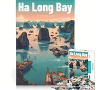Puzzle da 1000 pezzi per ragazzi "Whispers of the Emerald Bay", gioco educativo, allena la mente e la mano, regalo per amici e familiari 50x75cm