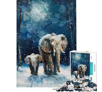 Puzzle da 1000 pezzi per ragazzi Winters Gentle Giants puzzle per adulti gioco pratico di analisi e logica regalo antistress (dimensioni 38x52cm)