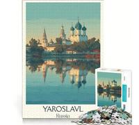 Puzzle da 1000 pezzi per ragazzi, Yaroslavl, Russia, giocattolo educativo, decorazione per la casa, con poster e foglio di curiosità abbinati 38x26cm