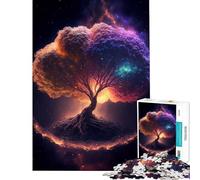 Puzzle da 1000 pezzi per ragazzi Yggdrasil L'Albero della Vita Divertimento a casa Attività decorazione artistica per la casa Giochi per famiglie Adatto a persone dai 14 anni in su (50x75cm)