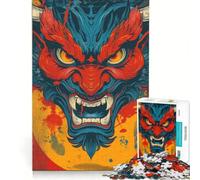 Puzzle da 1000 pezzi per ragazzi Yokai Oni Demone gioco interattivo attività per famiglie ottimo regalo per gli appassionati di videogiochi 38x26cm