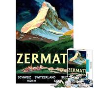 Puzzle da 1000 pezzi per ragazzi Zermatt Toys Giochi educativi Rompicapo Regalo educativo per compleanni (dimensioni 38x52cm)
