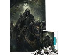 Puzzle da 1000 pezzi per ragazziI Cavalieri dell'Oscurità ideale per compleanni e Natale Gioco difficile per famiglie adatto a ragazzi dai 14 anni in su (38x52cm)