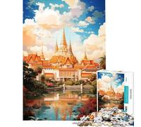 Puzzle da 1000 pezzi per ragazziIl Grande Palazzo Reale di Bangkok ideale per compleanni e Natale Un'opera d'arte per tutta la famiglia Adatto a partire dai 14 anni (38x26cm)