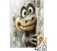 Puzzle da 1000 Pezzi per Regali Adulti Draghetto che Fa Capolino: Gattino sul Dorso di Gatto Arancione Gioco Educativo Sfida e Attività Stimolante 52x38cm/1000 pezzi