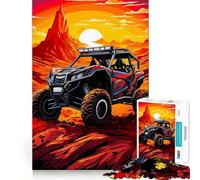 Puzzle da 1000 pezzi per UTV,ATV e fuoristrada,senza sbavature,con pezzi ben tagliati,portatile e adatto ai viaggi (38x52cm)