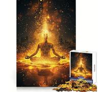 Puzzle da 1000 pezzi per yoga, meditazione e spiritualità, ideale per adolescenti Allenamento della concentrazione, evasione rilassante, assemblaggio preciso, regalo premuroso (50x75cm)