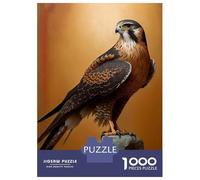 Puzzle Da 1000 Pezzi Peregrine Falcon Oil Paint Puzzle Per Adulti Gioco Pratico Vacanza A Casa Passatempo Natale Compleanno Regali 38x26cm/1000pcs