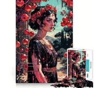 Puzzle da 1000 pezzi "Persefone, Regina degli Inferi" per adolescenti, gioco di logica, leggero e rilassante, taglio liscio, decorazione da parete (50x75cm)