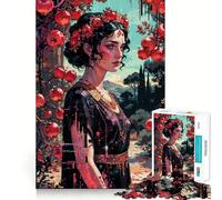 Puzzle da 1000 pezzi "Persefone, Regina degli Inferi" per adulti, migliora la memoria, allevia l'ansia, con bordi netti, decorazione da parete (38x26cm)