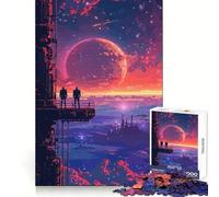 Puzzle da 1000 pezzi "Pianeta alieno in pixel art" per ragazzi, stimolante per il pensiero creativo e la consapevolezza, ideale per evadere dalla realtà, con incastri precisi e unici (50x75cm)
