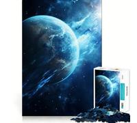 Puzzle da 1000 pezzi "Pianeta Blu",gioco di incastro preciso,stimola la logica,ideale per il tempo libero e come regalo di compleanno 50x75cm